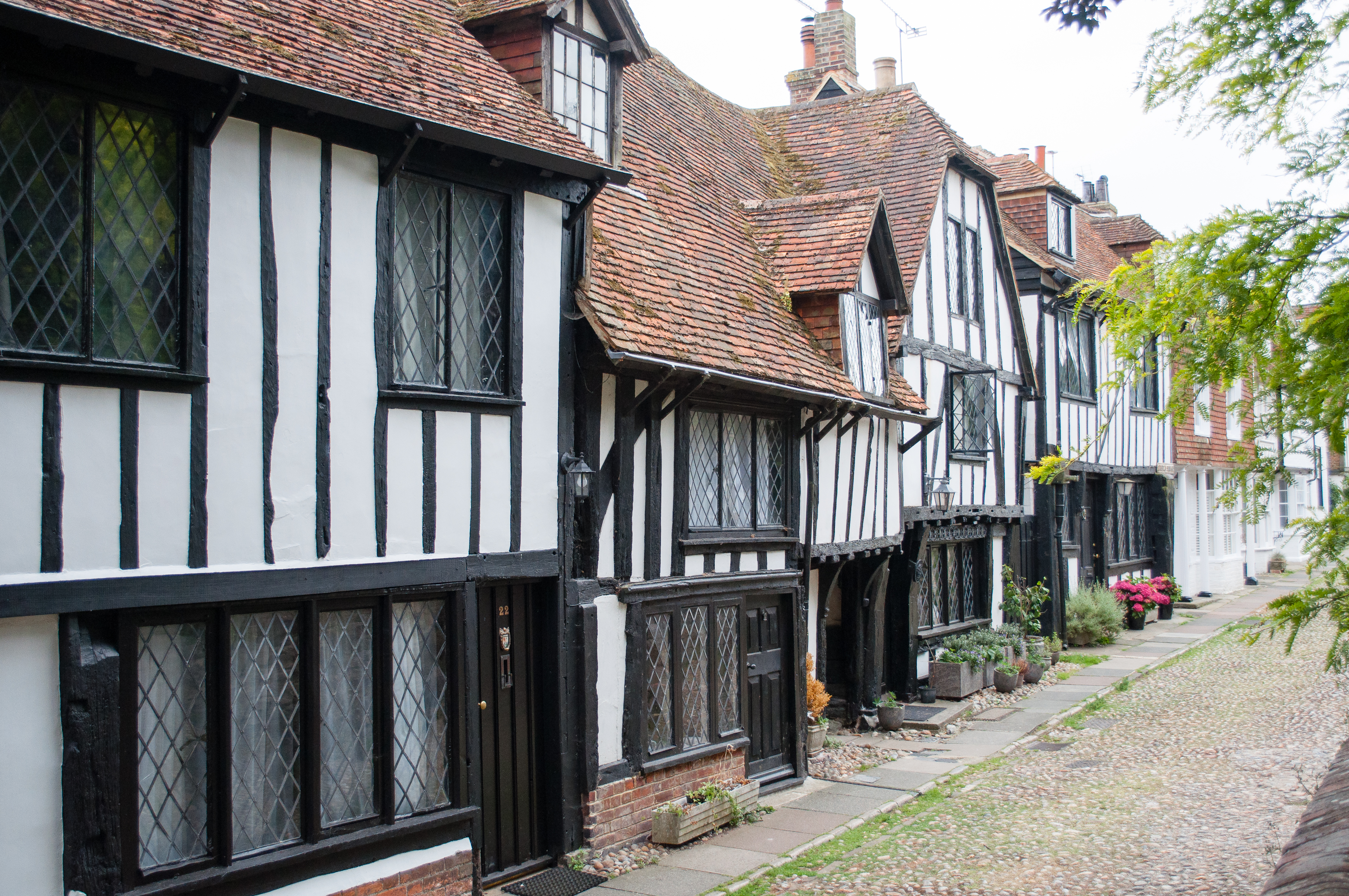 Cobbled street in Rye, East Sussex